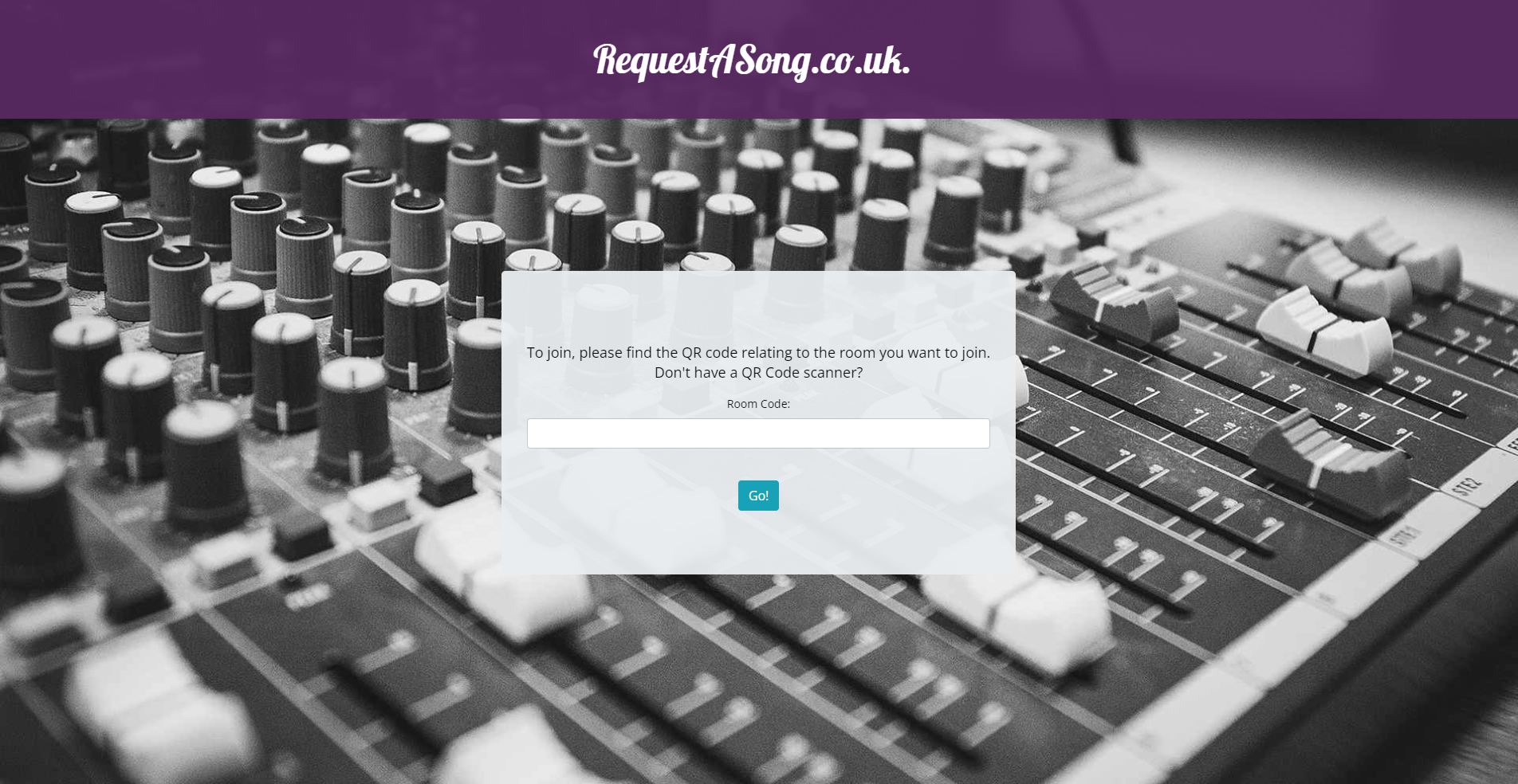 Image of SongRequest Homepage